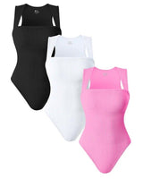 ZANOMI - Mouwloze Bodysuits Met Brede Rand- 3-PACK