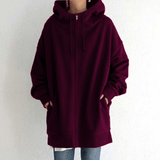 Eveline - Oversized Zip-Up Hoodie voor Dames