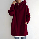 Eveline - Oversized Zip-Up Hoodie voor Dames