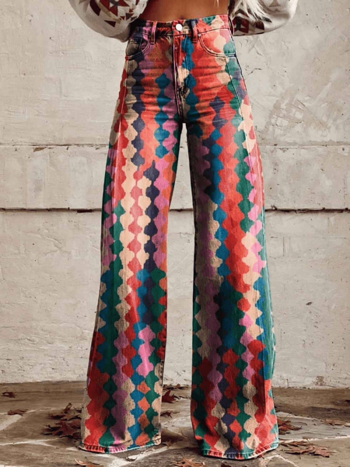 Lilly - Boho broek met wijde pijpen voor dames