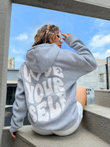 Laura - Oversized Hoodie Met Gedurfde Print voor Vrouwen