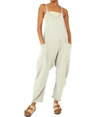 Ava - Casual Mouwloze Jumpsuit met Zakken voor Vrouwen