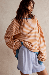 MAYA | Comfortabele Gestreepte Oversized Trui