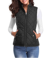 Petralia - Gequilted Zip-Up Vest met Zakken voor Dames