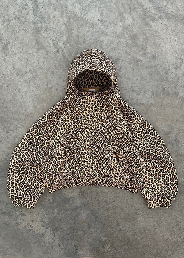 Iliana - Leopard Print Hoodie en Joggingbroek Set voor Dames