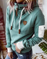 Lina - Relaxed Half-Zip Hoodie voor dames