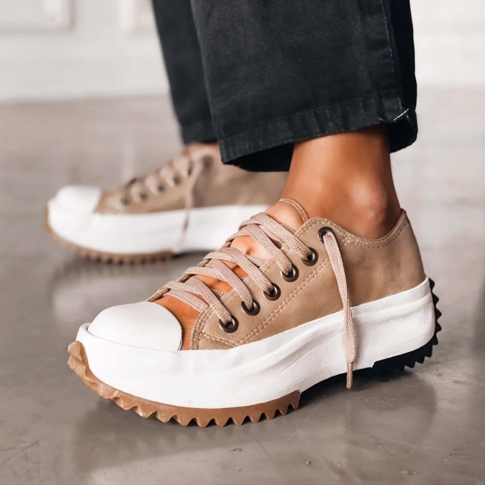 Xavienna - Chunky Platform Vetersneakers voor Dames