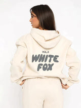 Olivia - Stijlvol White Fox Trainingspak voor Dames