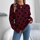 Astrid - Playful polka dot sweater