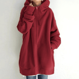 Eveline - Oversized Zip-Up Hoodie voor Dames