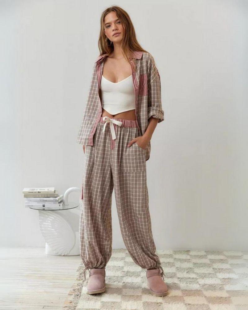 Laura - Luxe, comfortabele, losse pyjamaset