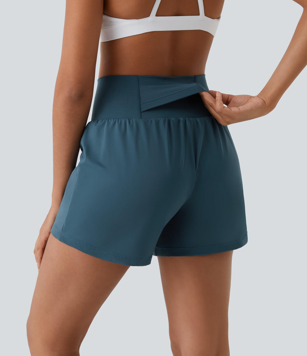 Alydia - Multifunctionele 2-in-1 Yoga Shorts met Zakken