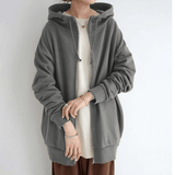 Eveline - Oversized Zip-Up Hoodie voor Dames