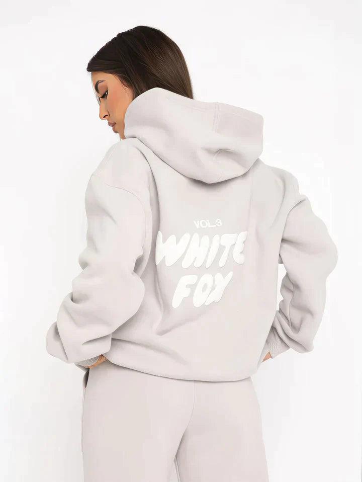 Olivia - Stijlvol White Fox Trainingspak voor Dames