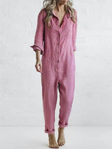 Darcy - Jumpsuit met knopen en zakken voor dames