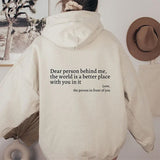 Natka - Oversized Hoodie met Quote voor Dames