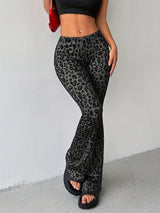 Daliborka - Broek met luipaardprint en hoge taille voor dames