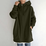 Eveline - Oversized Zip-Up Hoodie voor Dames