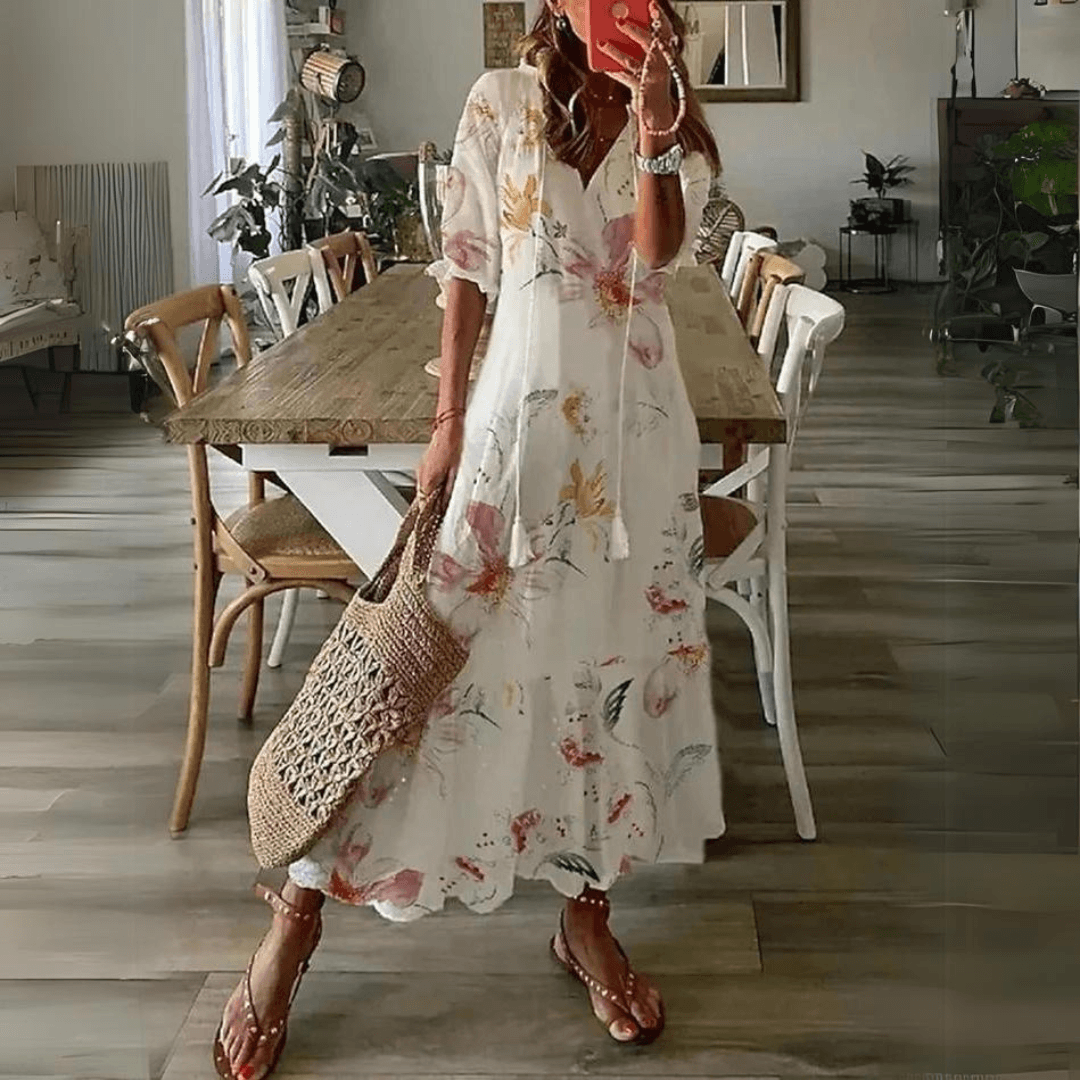 Estella - Maxi jurk met bloemenprint voor dames