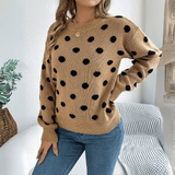 Astrid - Playful polka dot sweater