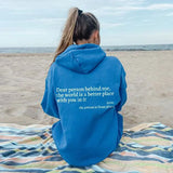 Natka - Oversized Hoodie met Quote voor Dames