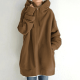 Eveline - Oversized Zip-Up Hoodie voor Dames