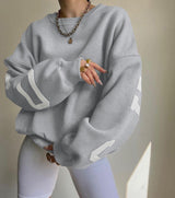 Mélisande - Oversized Cropped Sweatshirt voor dames