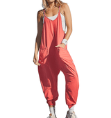 Ava - Casual Mouwloze Jumpsuit met Zakken voor Vrouwen