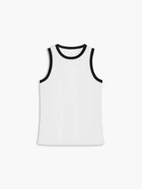 Luna - Elegante Tanktop met witte rand