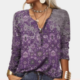 Fleur - Boho Paisley Blouse met kleurverloop voor dames