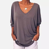 Corinna - Relaxed V-hals Blouse voor dames