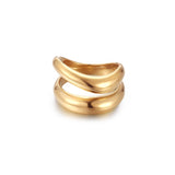 Elesa - Gouden Twist Ring voor dames