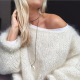 Trendy Knits - Stijlvolle Gebreide Trui