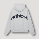 With Love -  Oversized Hoodie met Grafische Print