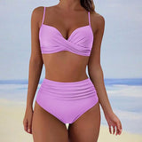 Elza - Slanke Bikiniset met hoge taille voor dames