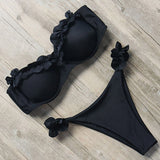 Amira - Push-Up Bikiniset met ruches voor dames