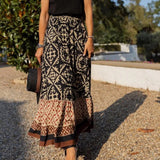 Vaska - Boho Print Maxi Rok voor dames