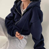 Jozefina - Oversized Zip-Up Hoodie voor dames