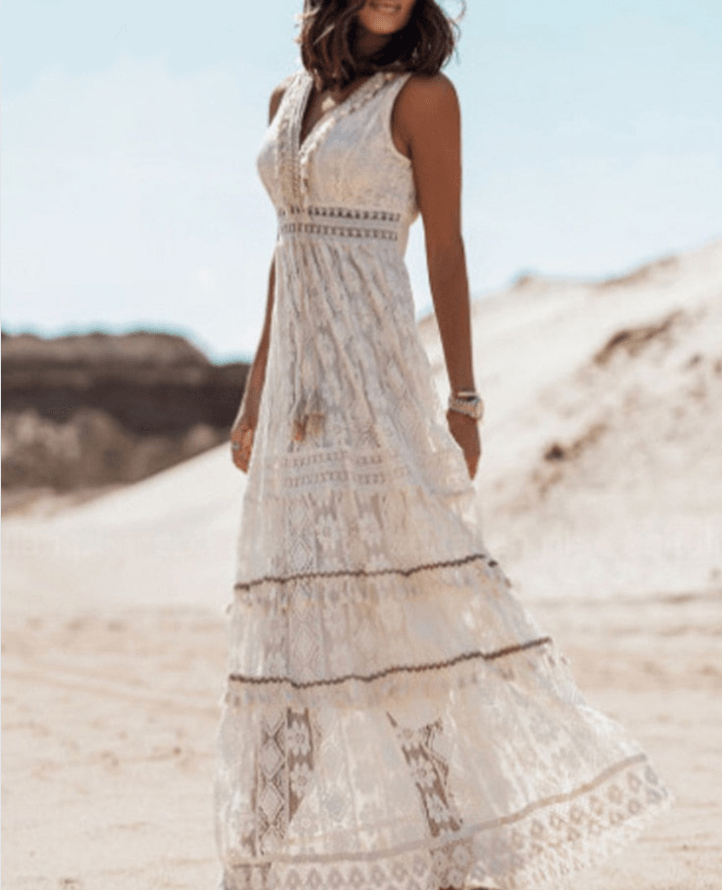 Paige - Boho-Chic Maxi Jurk voor Moeiteloze Stijl