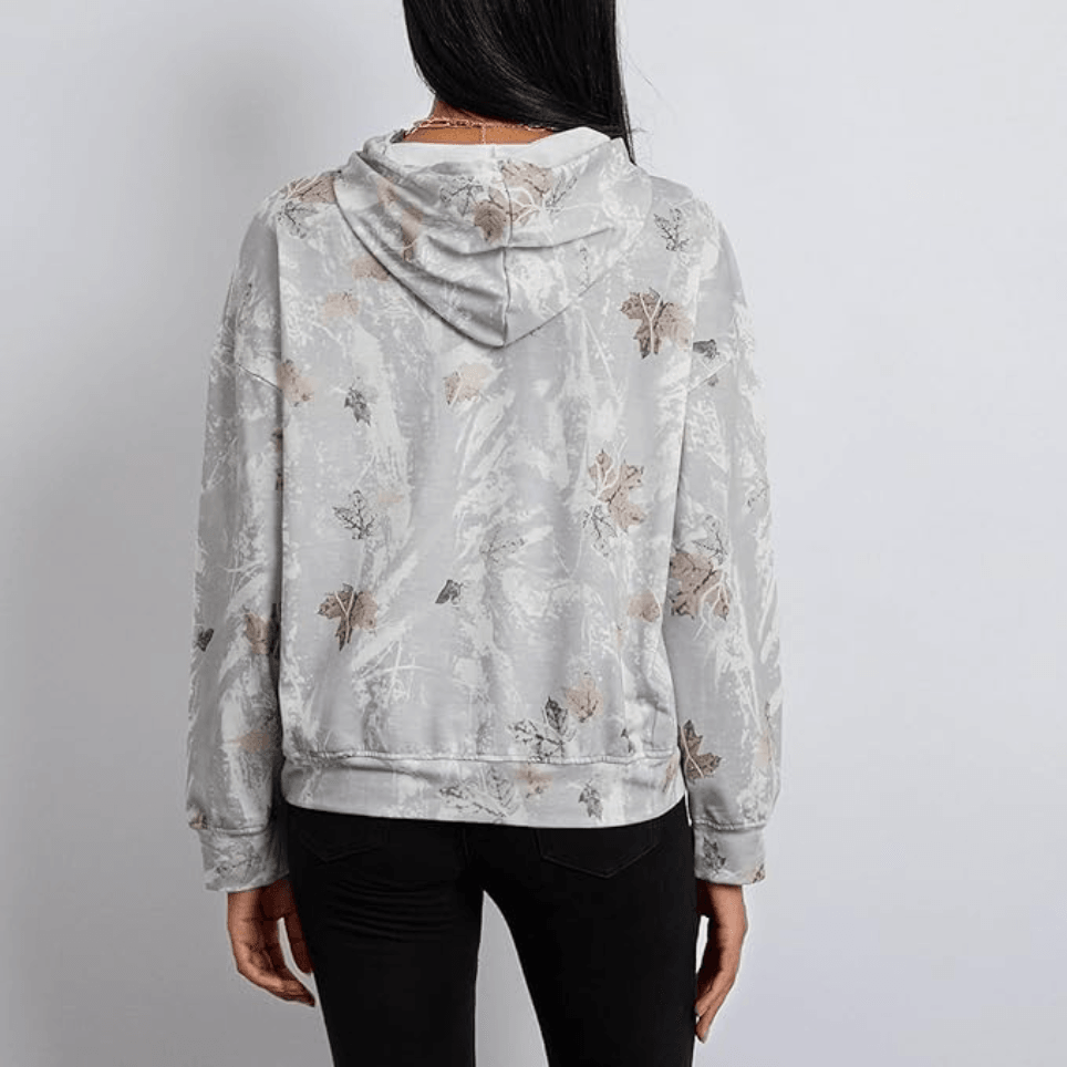 ZANOMI - Camo Hoodie met Warme Fleecevoering