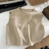 Giulia - Button-Up gebreid vest voor dames