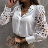 ALANA - Elegant dames T-shirt met kanten details