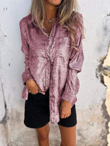 Sofie - Metallic Glitter Blouse voor Dames