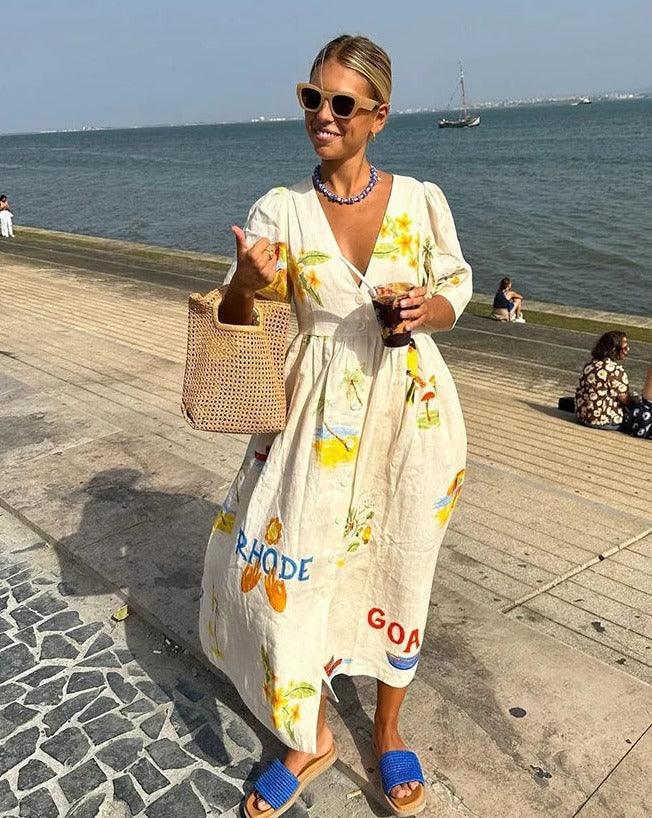 LANA - Beach Boho Jurk met Zomerse Stijl