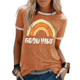 Emerita - Retro Good Vibes Grafisch T-shirt voor dames