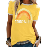 Emerita - Retro Good Vibes Grafisch T-shirt voor dames