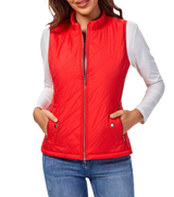 Petralia - Gequilted Zip-Up Vest met Zakken voor Dames