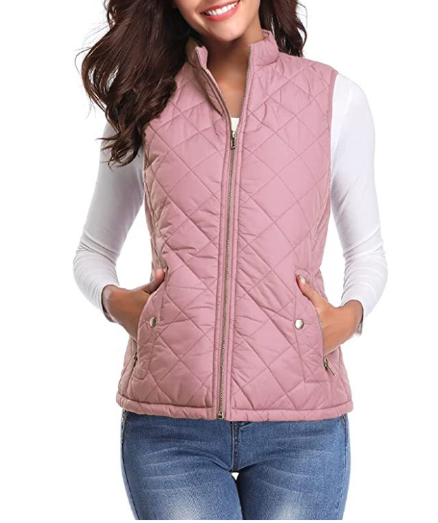 Petralia - Gequilted Zip-Up Vest met Zakken voor Dames