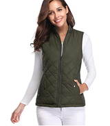 Petralia - Gequilted Zip-Up Vest met Zakken voor Dames