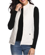 Petralia - Gequilted Zip-Up Vest met Zakken voor Dames